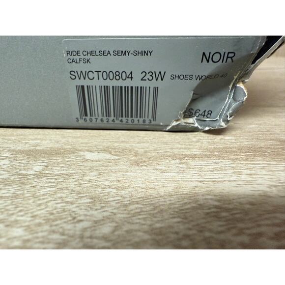 Zadig & Voltaire Ride Chelsea Semy-Shiny Calfskin Womens Boots MSRP $648 New - Picture 11 of 13